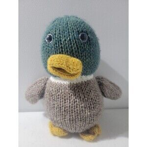 Knit Mallard Duck 10"